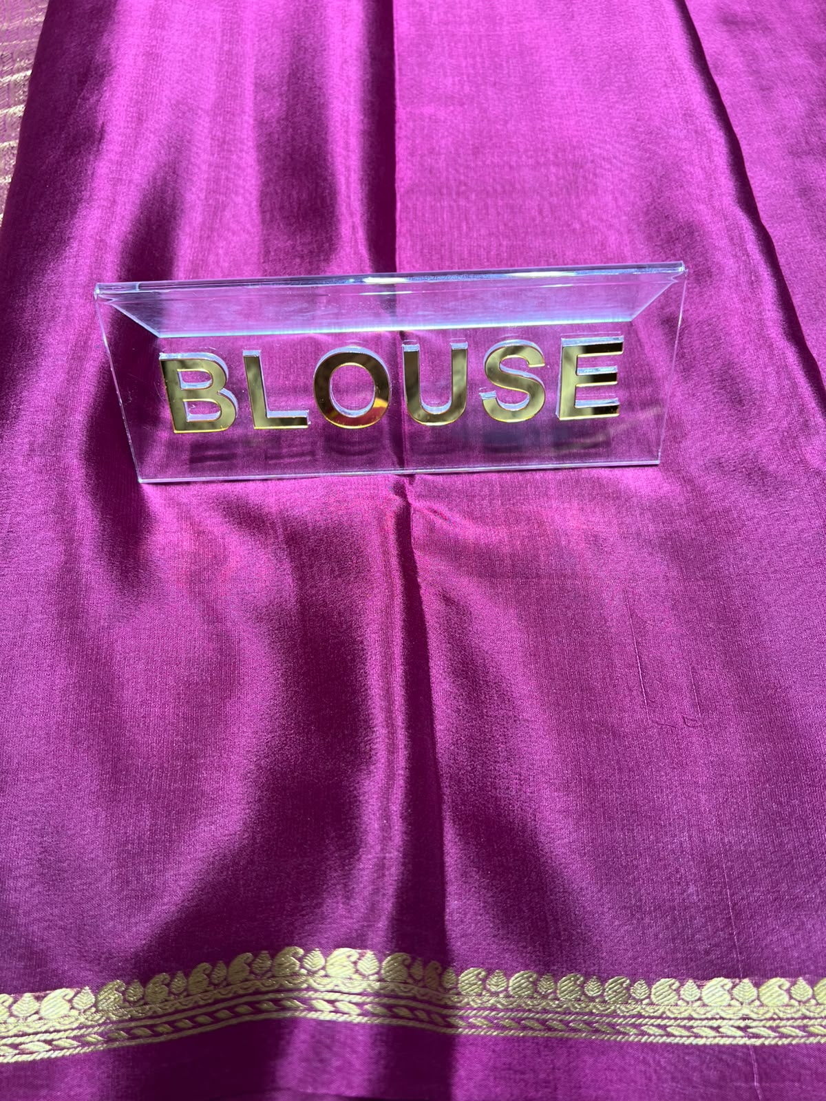 Pure Mysore Silk Saree.