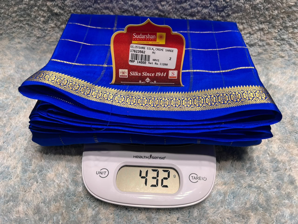 Pure Mysore Silk Saree.