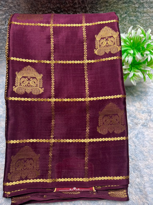 Pure Mysore Silk Saree.