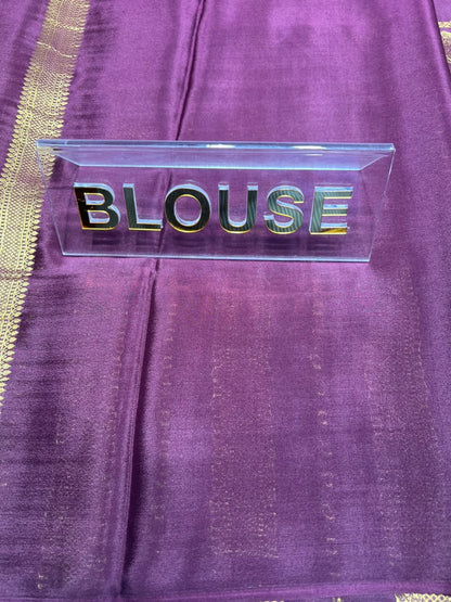 Pure Mysore Silk Saree.