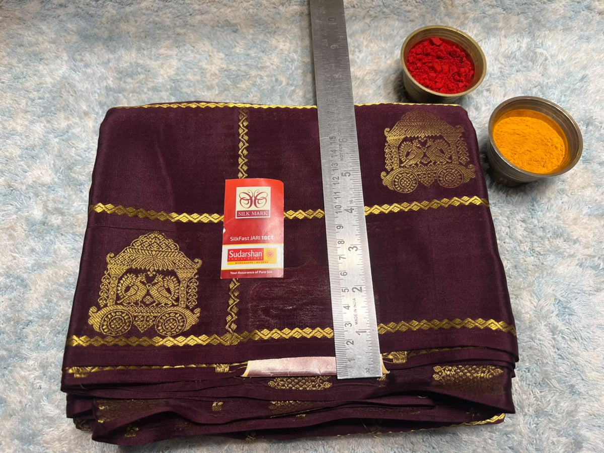 Pure Mysore Silk Saree.