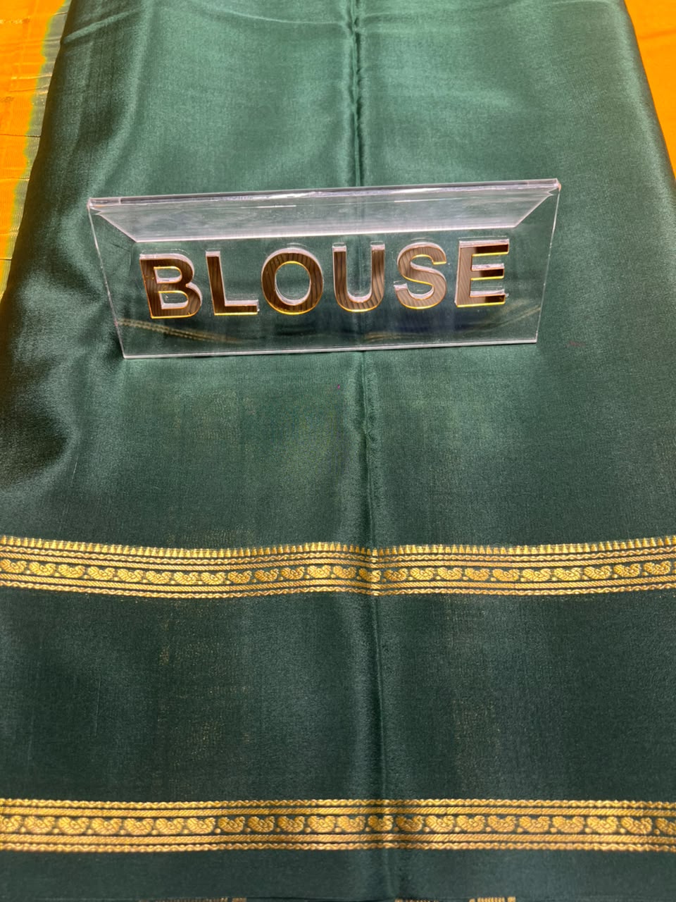 Pure Mysore Silk Saree.