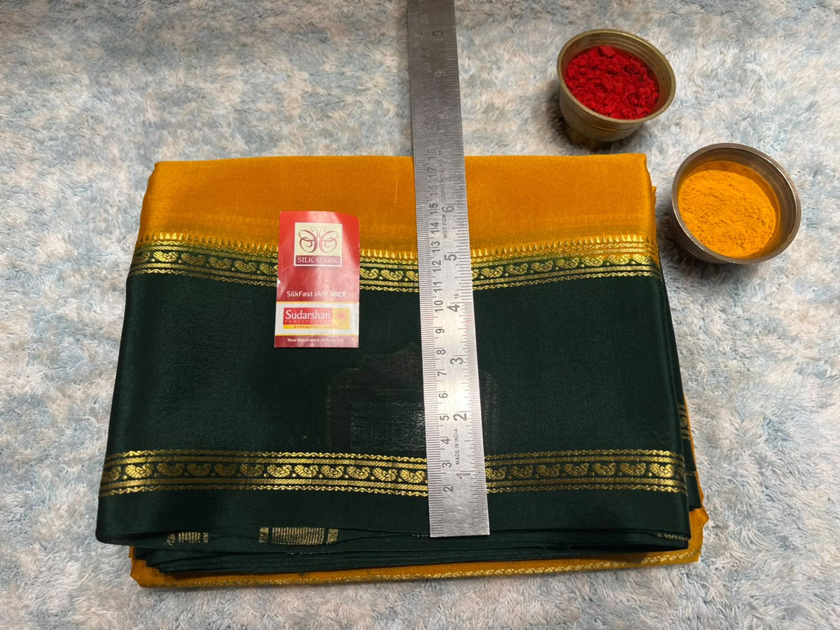 Pure Mysore Silk Saree.