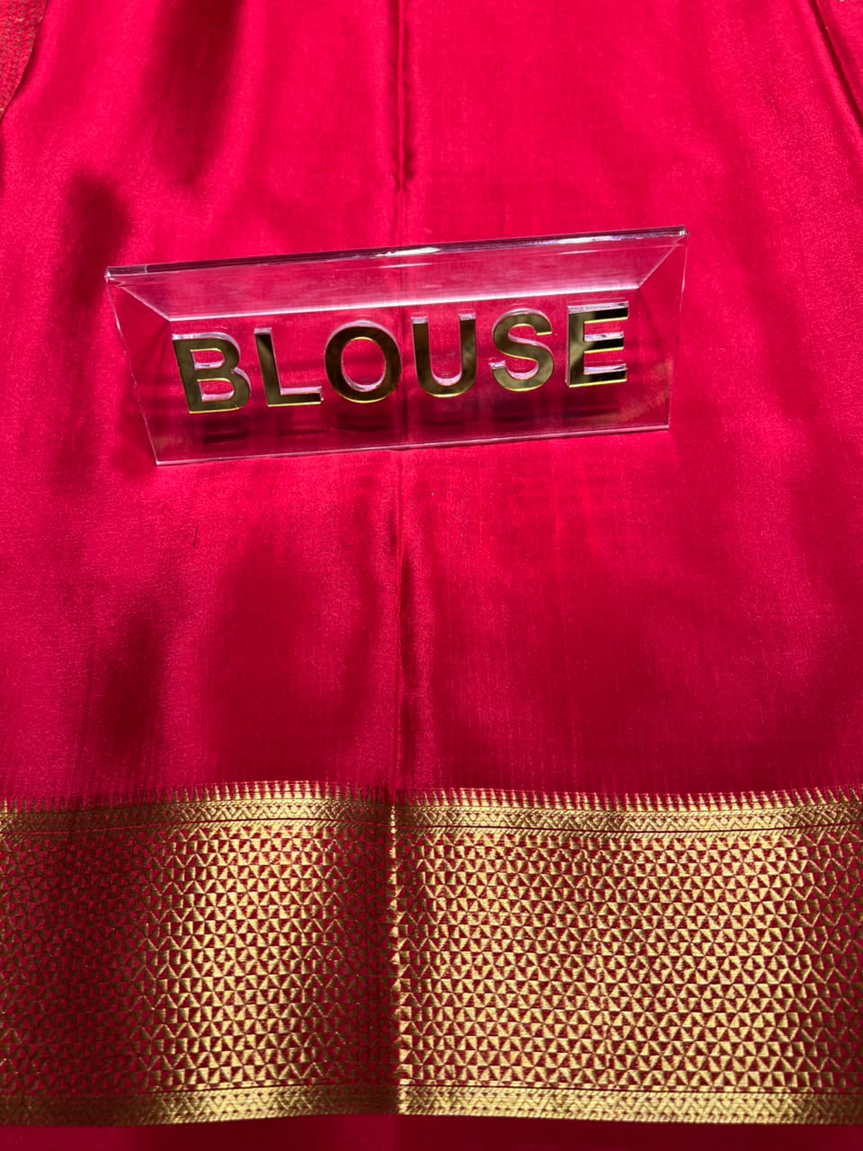 Pure Mysore Silk Saree.