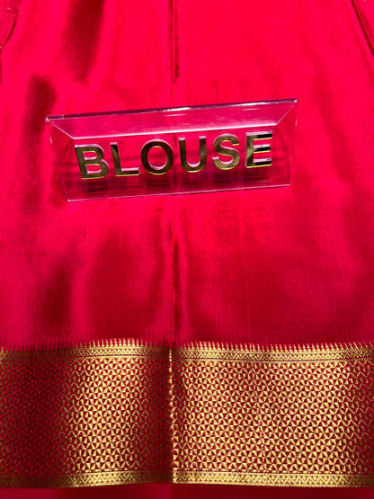 Pure Mysore Silk Saree.