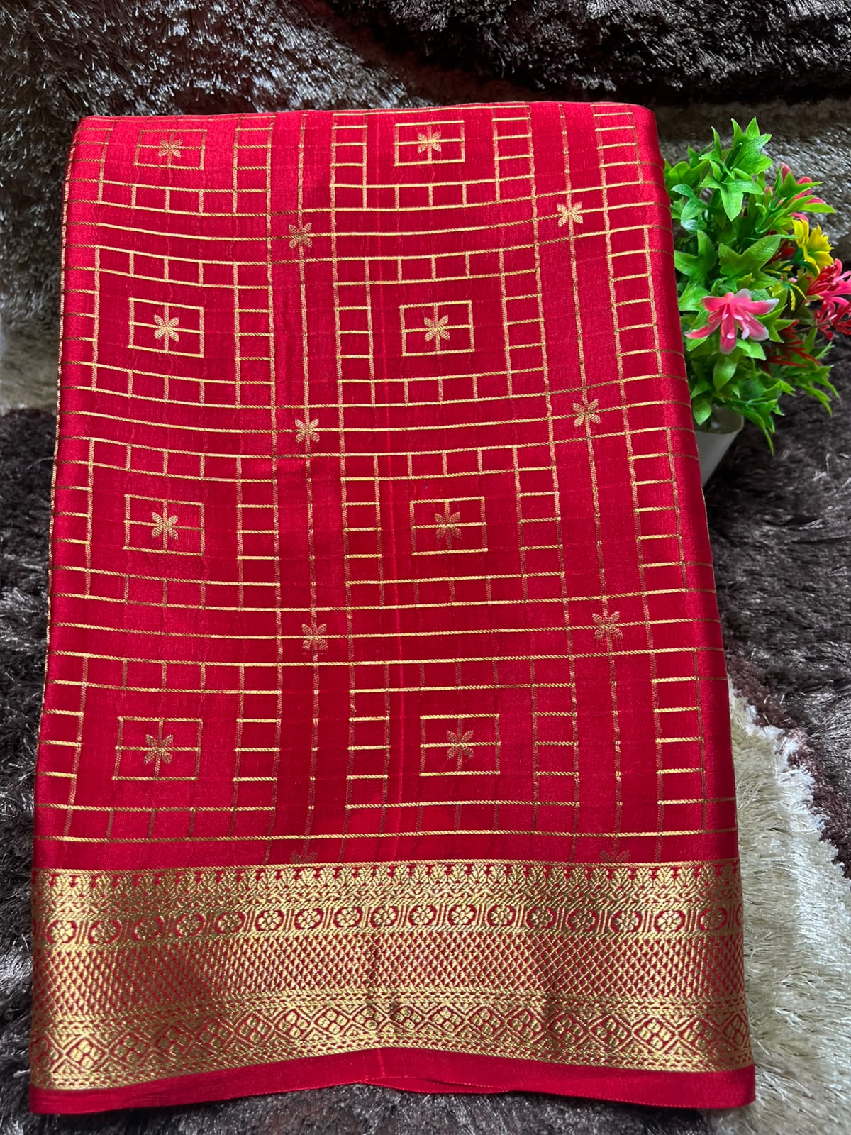 Pure Mysore Silk Saree.