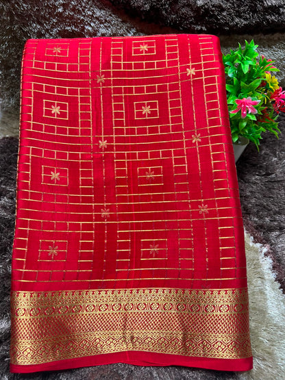 Pure Mysore Silk Saree.