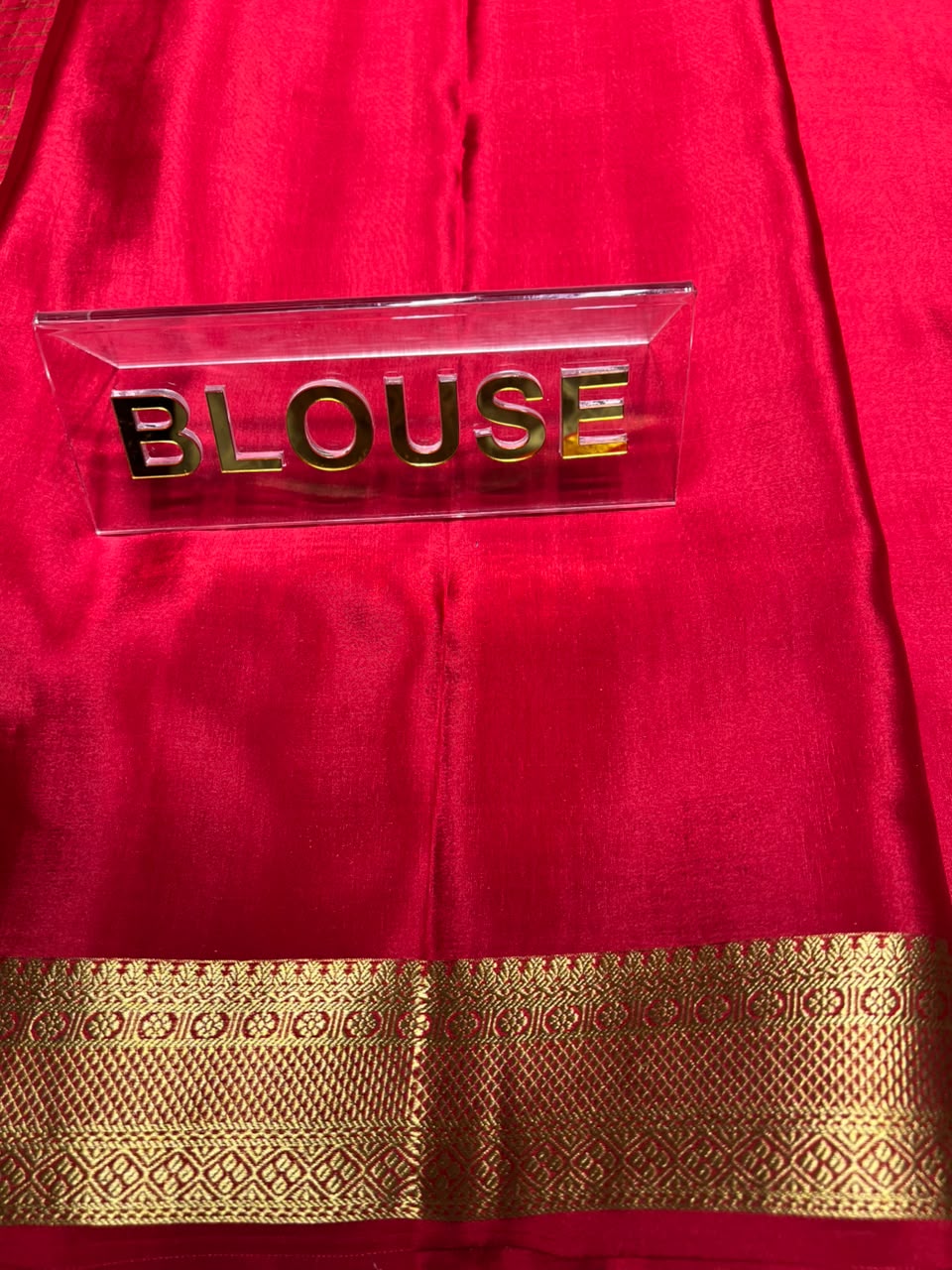 Pure Mysore Silk Saree.