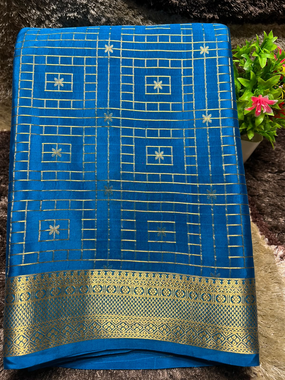 Pure Mysore Silk Saree.