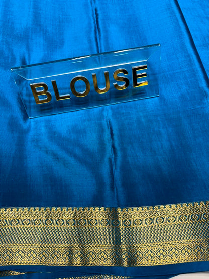Pure Mysore Silk Saree.