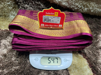 Pure Mysore Silk Saree.