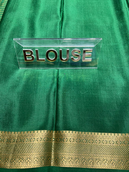 Pure Mysore Silk Saree.