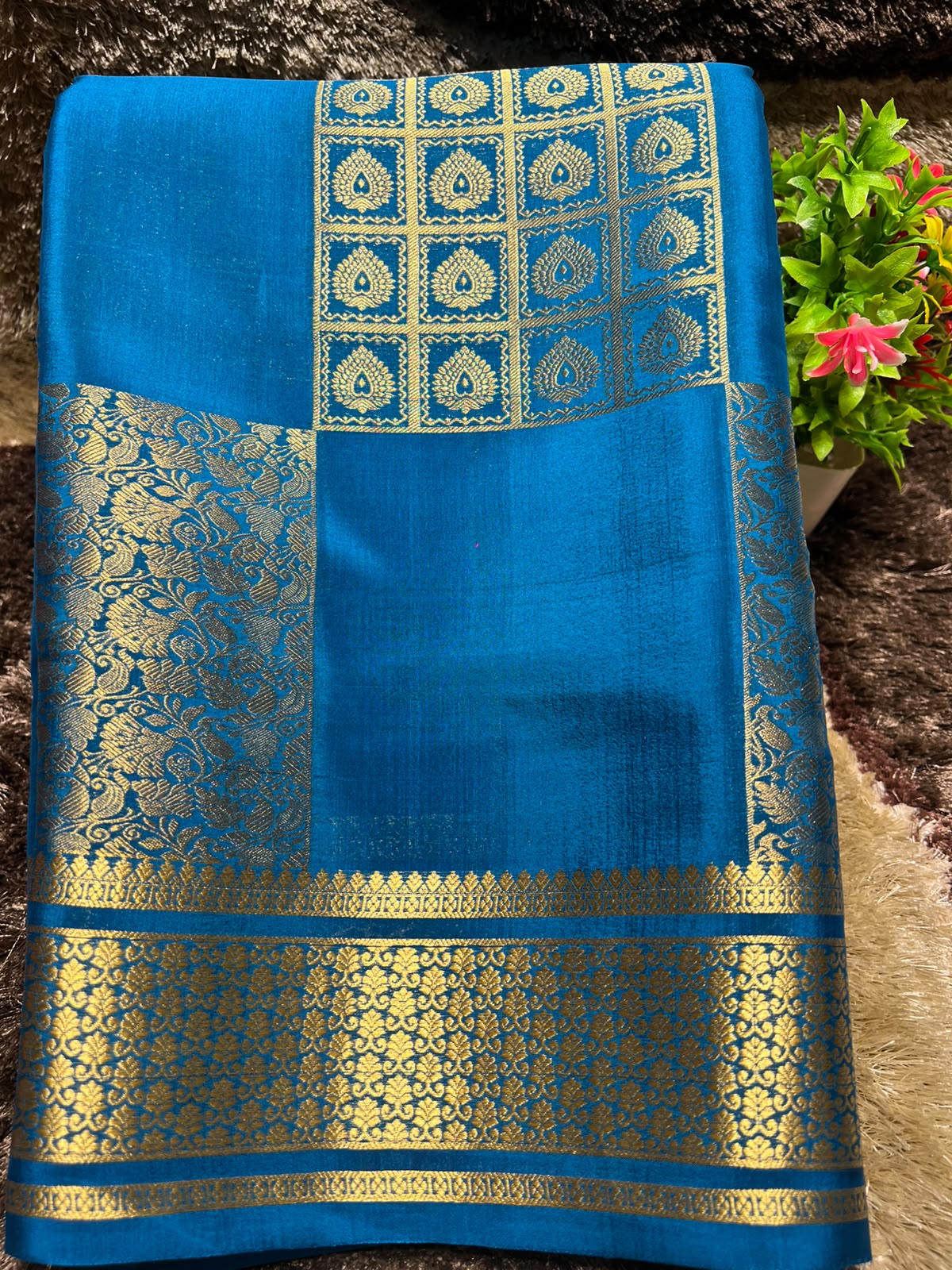 Pure Mysore Silk Saree.