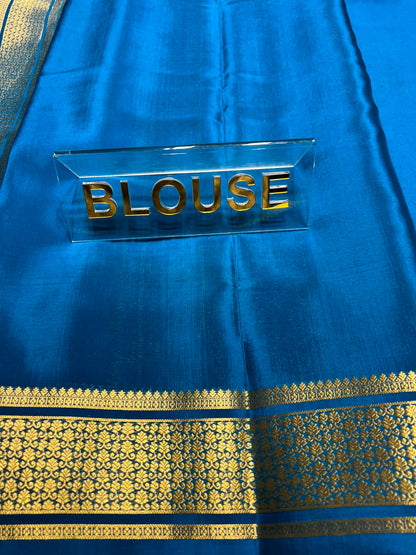 Pure Mysore Silk Saree.