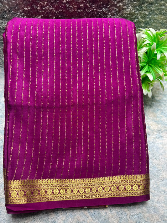 Pure Mysore Silk Saree.