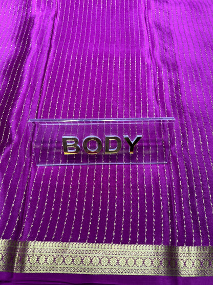 Pure Mysore Silk Saree.