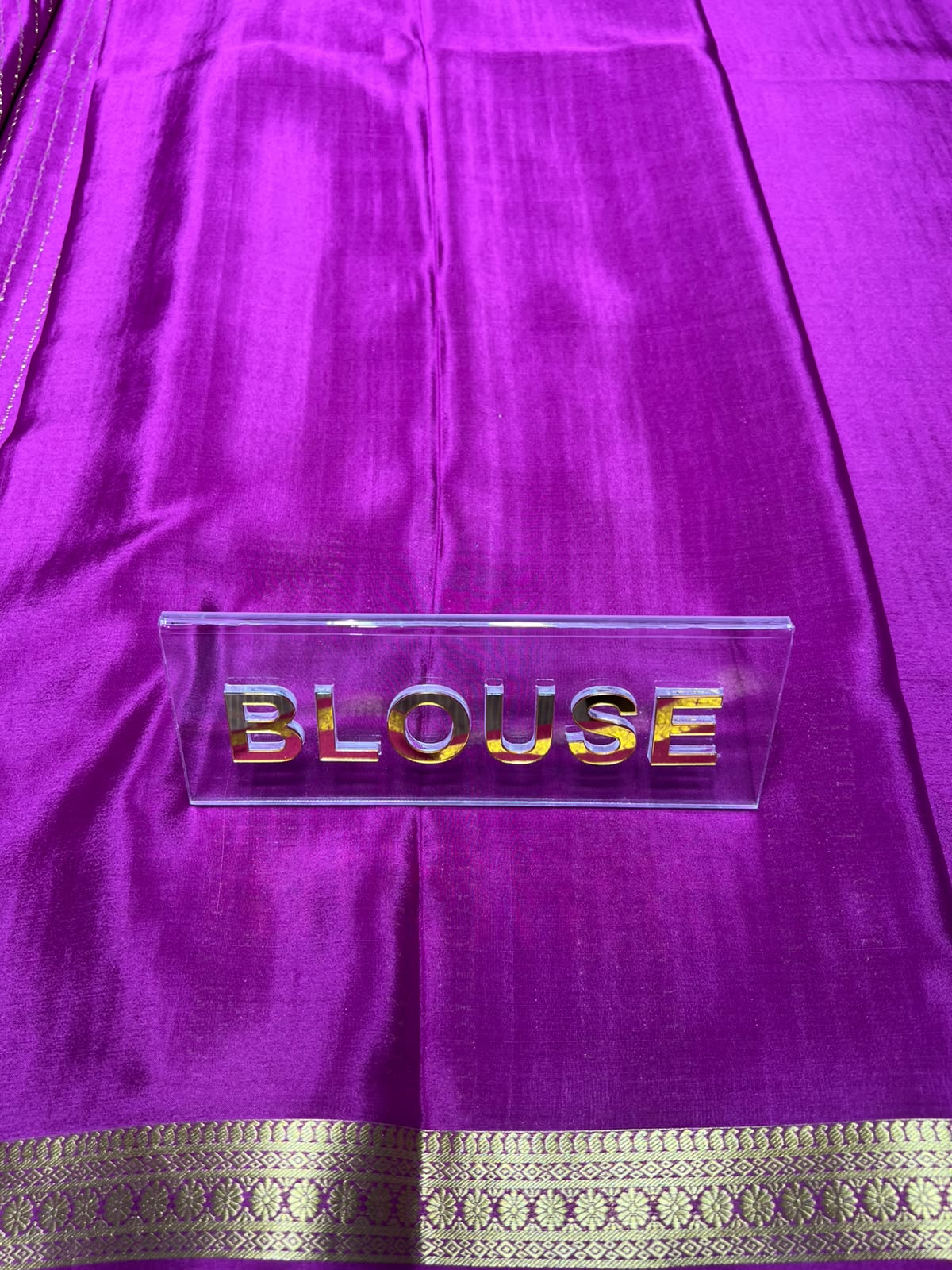Pure Mysore Silk Saree.