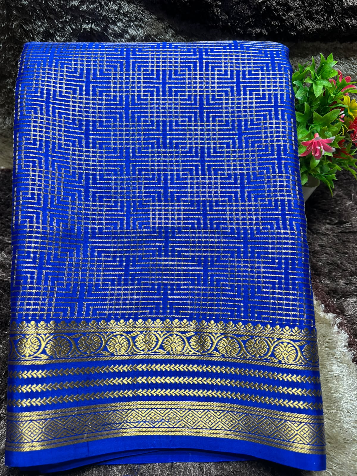 Pure Mysore Silk Saree.