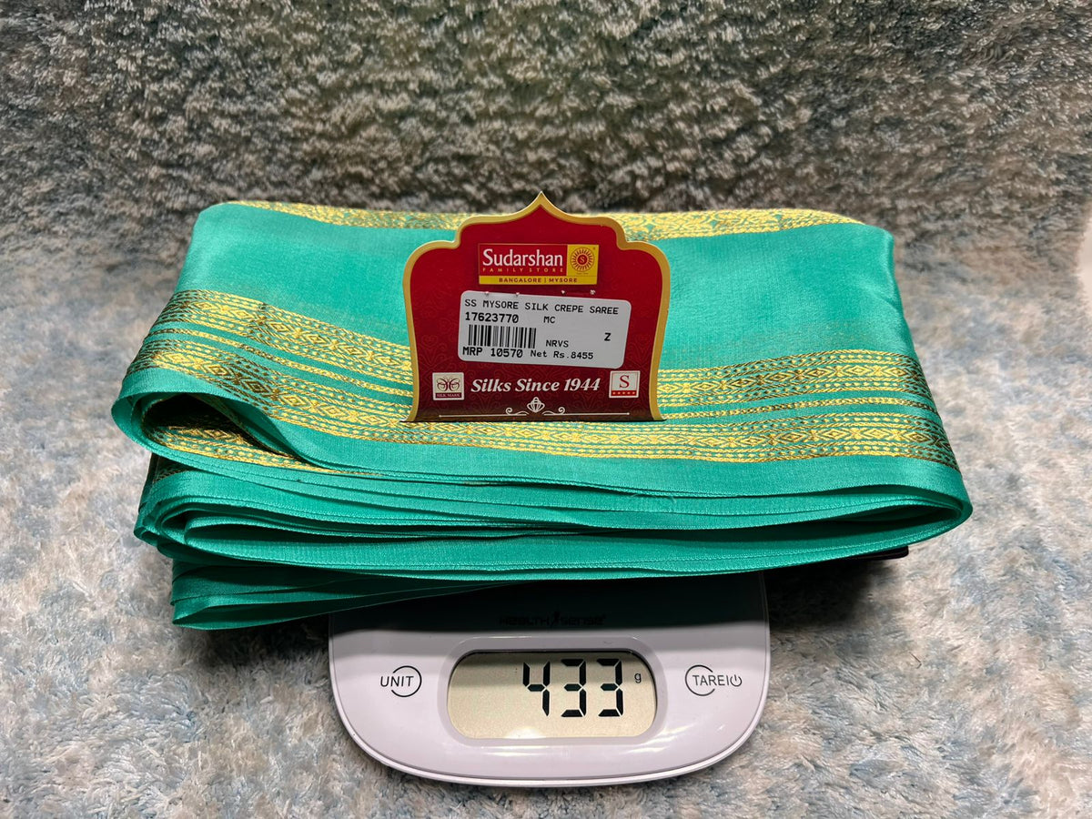 Pure Mysore Silk Saree.