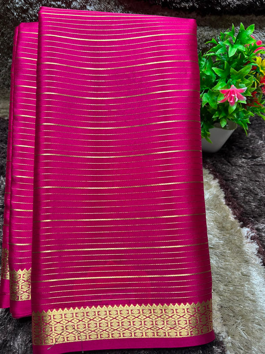 Pure Mysore Silk Saree ( 60 Grams )