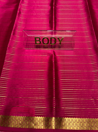 Pure Mysore Silk Saree ( 60 Grams )