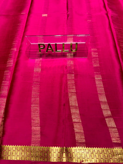 Pure Mysore Silk Saree ( 60 Grams )