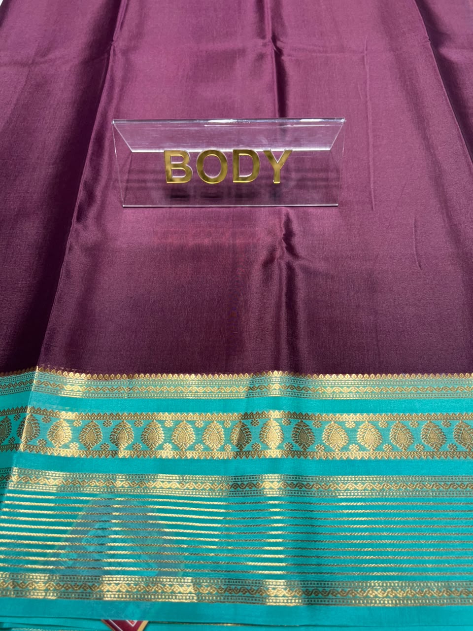 Pure Mysore Silk Saree ( 60 Grams )