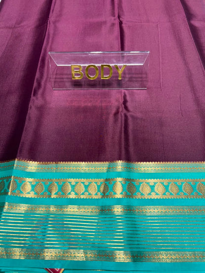 Pure Mysore Silk Saree ( 60 Grams )