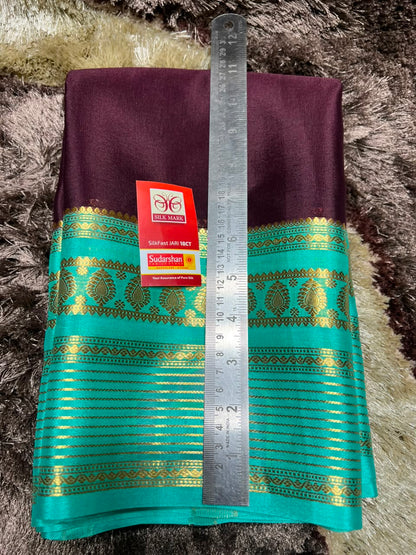 Pure Mysore Silk Saree ( 60 Grams )