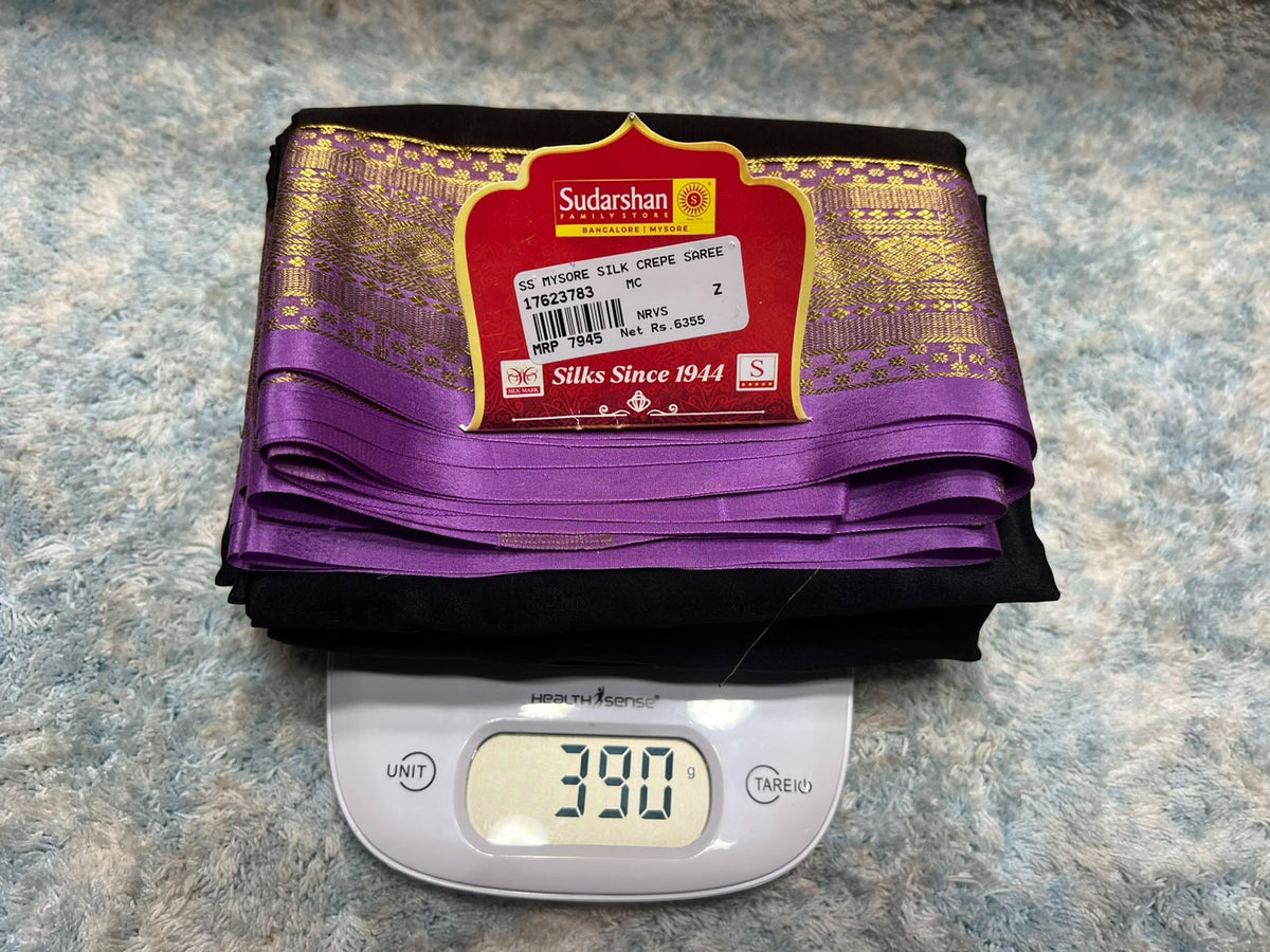 Pure Mysore Silk Saree ( 60 Grams )