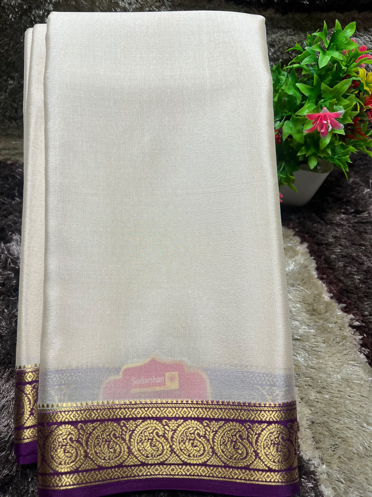 Pure Mysore Silk Saree ( 60 Grams )
