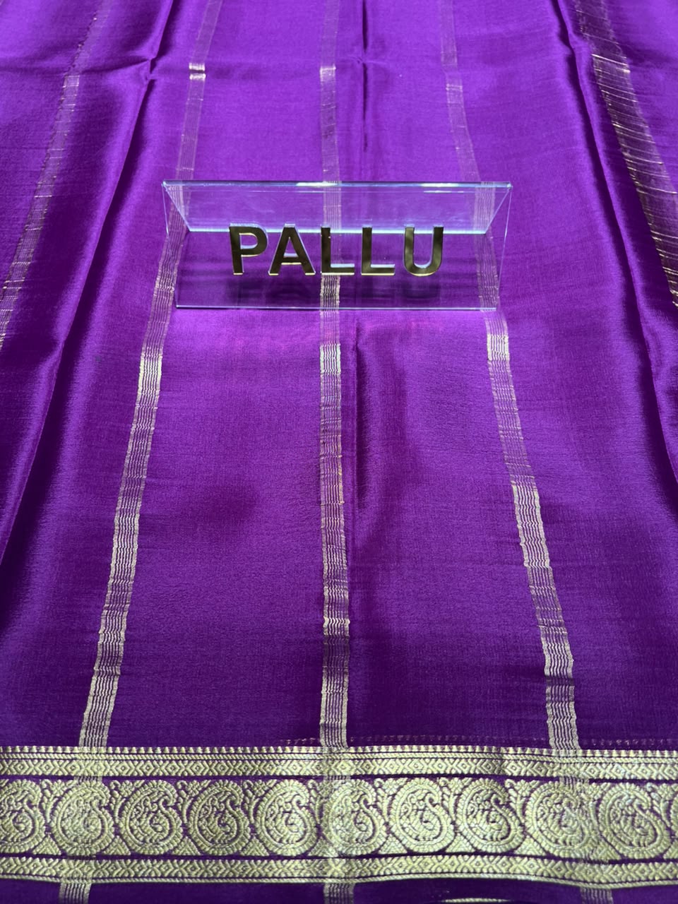 Pure Mysore Silk Saree ( 60 Grams )