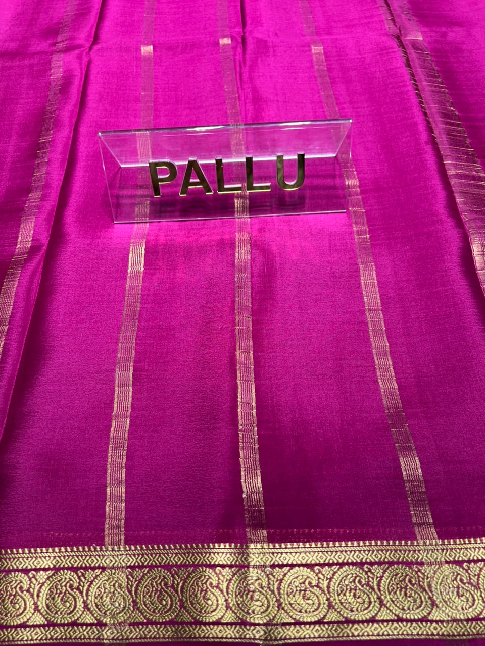 Pure Mysore Silk Saree ( 60 Grams )
