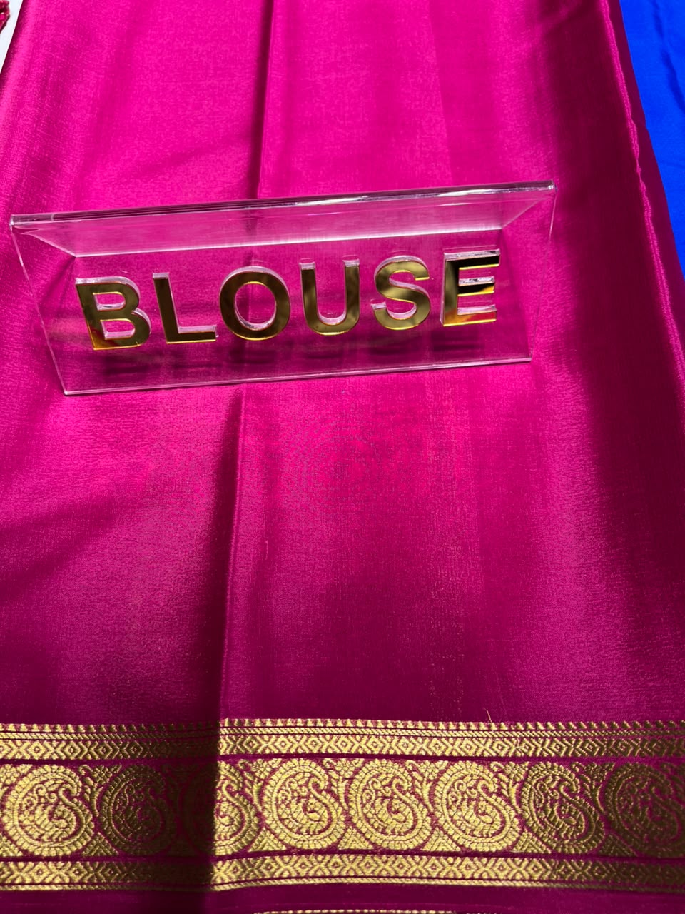 Pure Mysore Silk Saree ( 60 Grams )