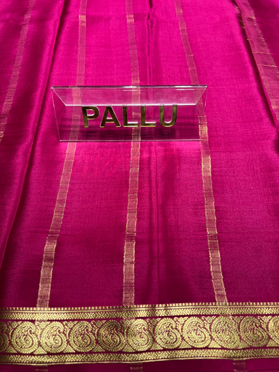 Pure Mysore Silk Saree ( 60 Grams )