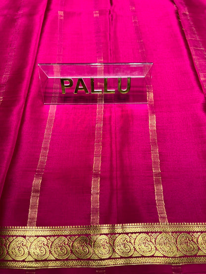 Pure Mysore Silk Saree ( 60 Grams )