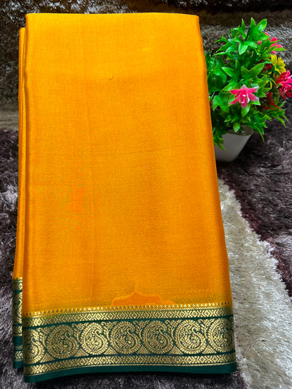 Pure Mysore Silk Saree ( 60 Grams )