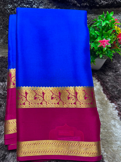 Pure Mysore Silk Saree ( 60 Grams )