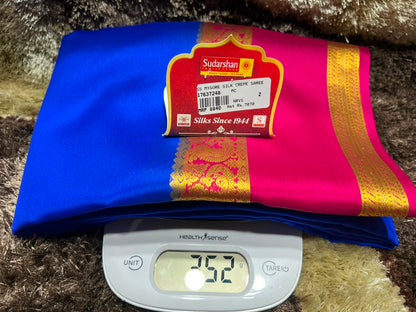 Pure Mysore Silk Saree ( 60 Grams )