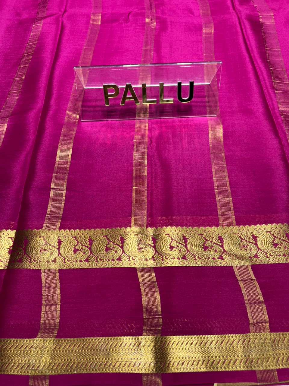 Pure Mysore Silk Saree ( 60 Grams )
