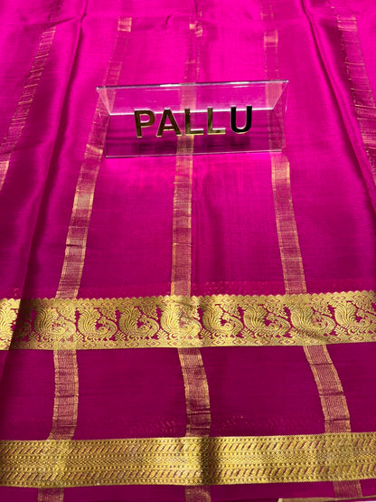 Pure Mysore Silk Saree ( 60 Grams )