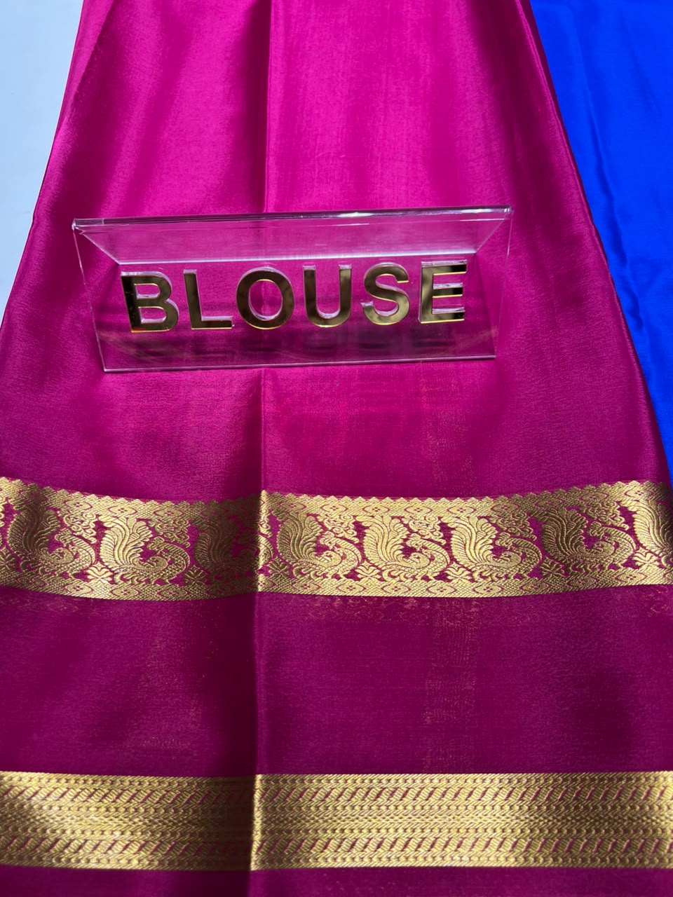 Pure Mysore Silk Saree ( 60 Grams )