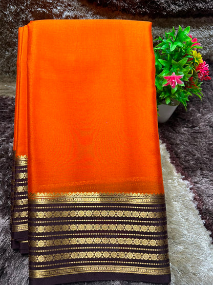 Pure Mysore Silk Saree ( 60 Grams )