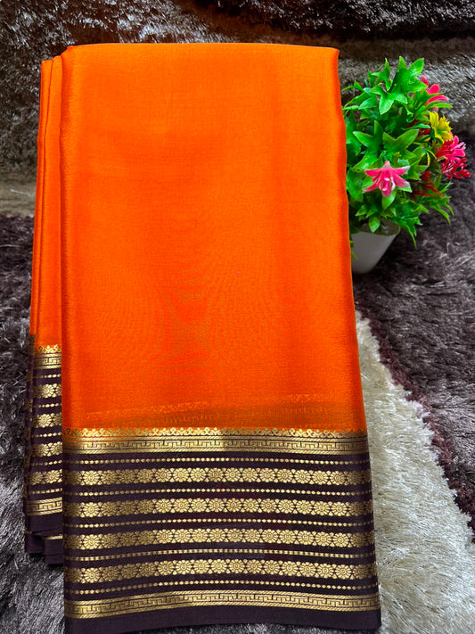 Pure Mysore Silk Saree ( 60 Grams )
