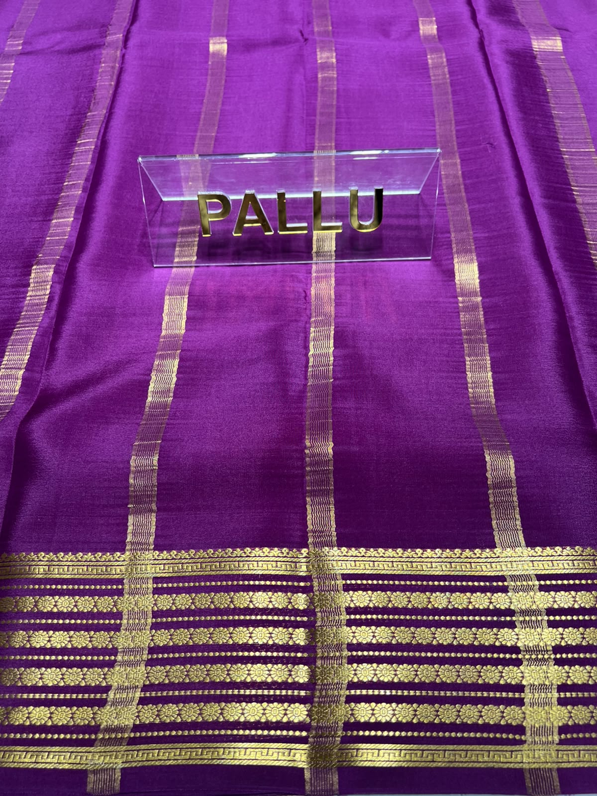 Pure Mysore Silk Saree ( 60 Grams )
