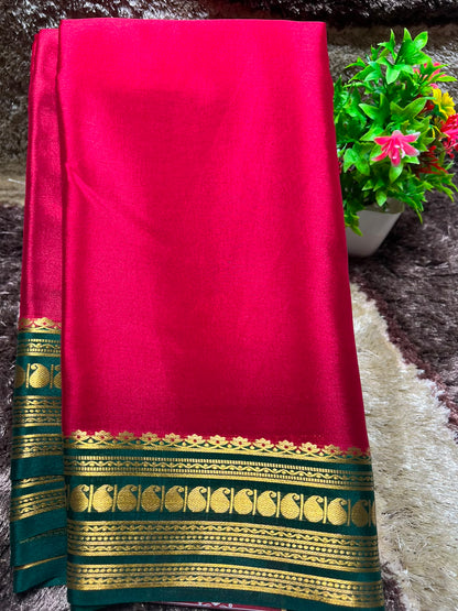 Pure Mysore Silk Saree ( 60 Grams )