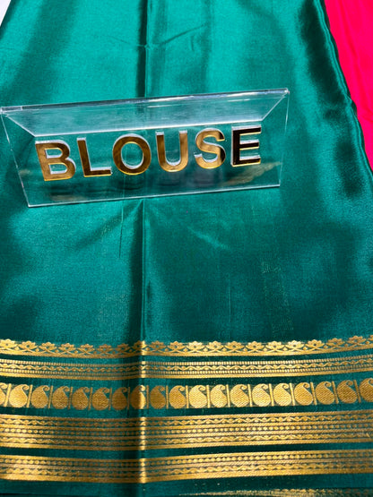 Pure Mysore Silk Saree ( 60 Grams )