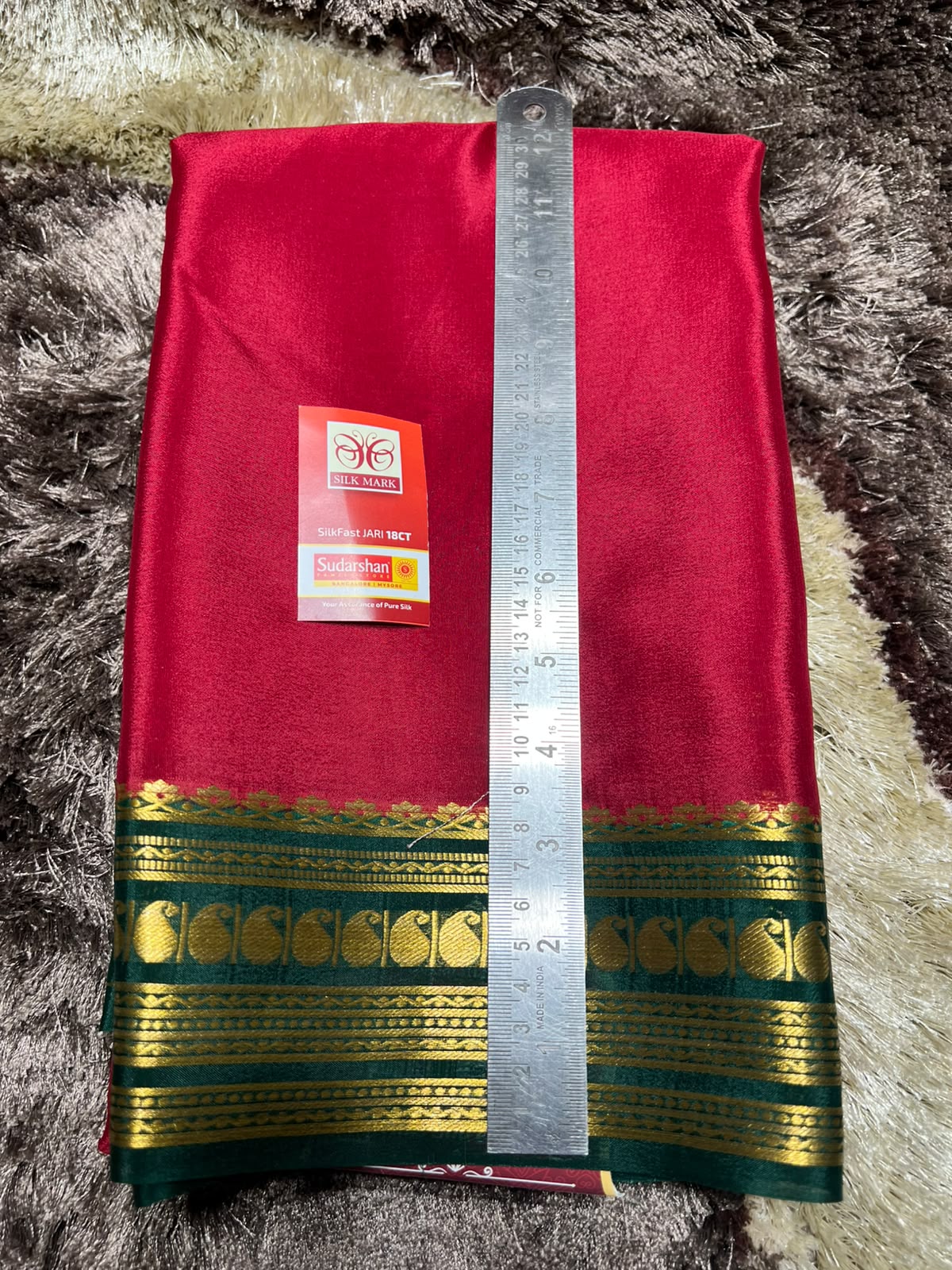 Pure Mysore Silk Saree ( 60 Grams )
