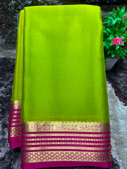 Pure Mysore Silk Saree ( 60 Grams )