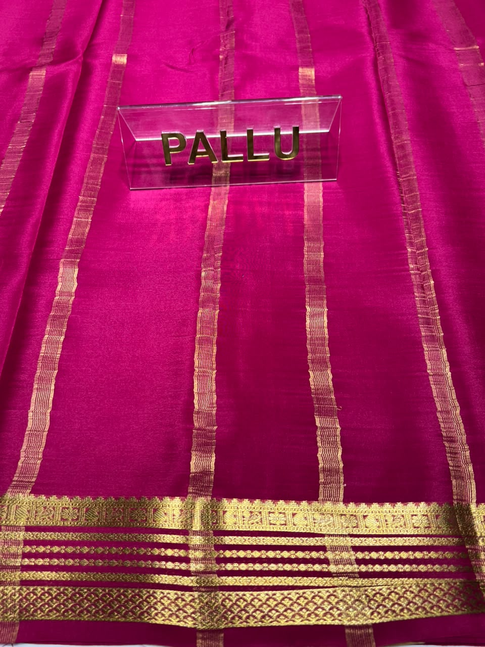 Pure Mysore Silk Saree ( 60 Grams )